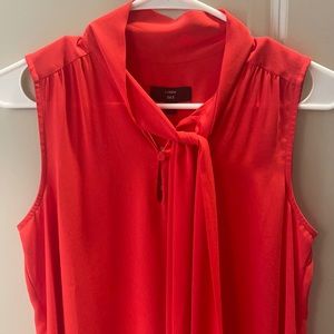 J. Crew 365 sleeveless necktie top XS